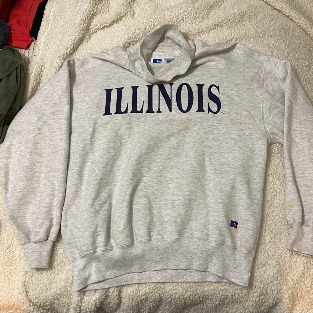 - RUSSELL ATHLETIC vintage illinois FIGHTING ILLINI university sweatshirt